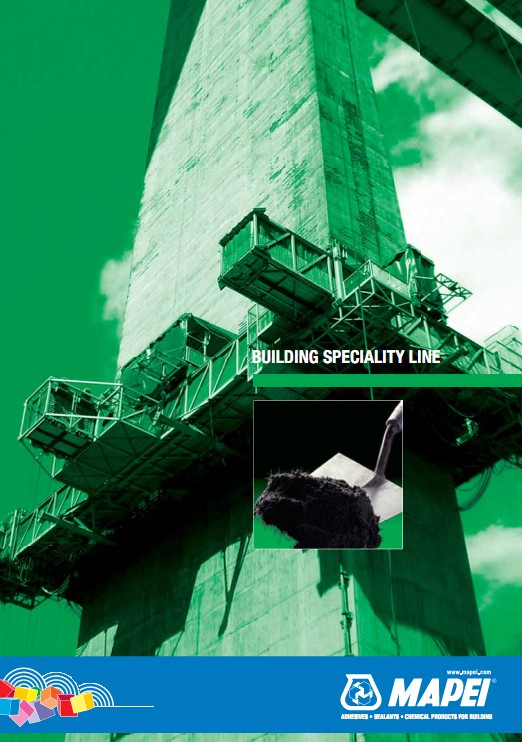 Pagina 1-Mortare, materiale speciale MAPEI Catalog, brosura Engleza BUILDING SPECIALITY LINE

BUILDING...