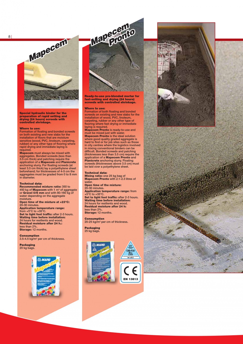 Pagina 10-Produse pentru montarea imbracamintilor vinilice, textile si cauciuc pentru pereti si pardoseli...