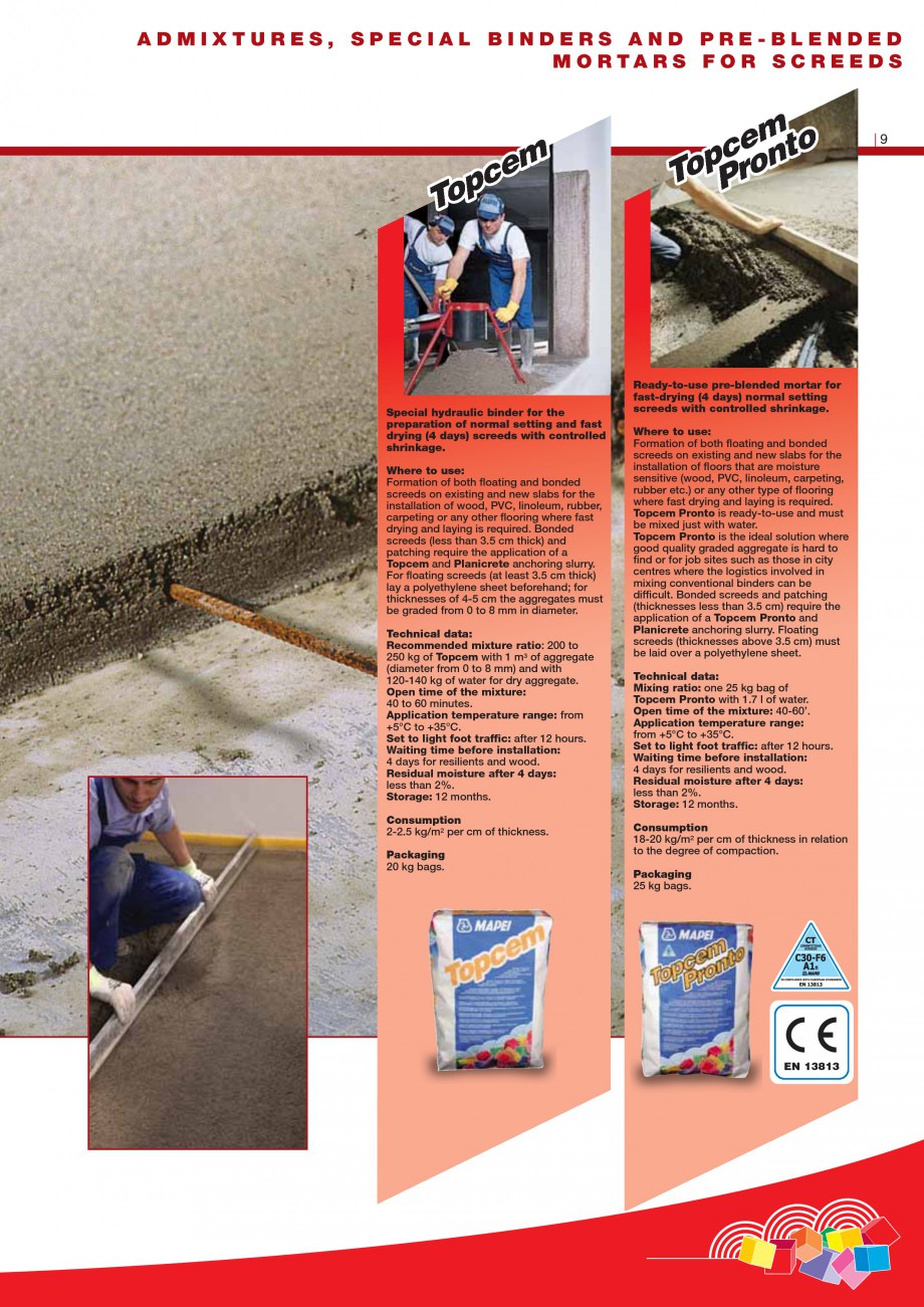 Pagina 11-Produse pentru montarea imbracamintilor vinilice, textile si cauciuc pentru pereti si pardoseli...