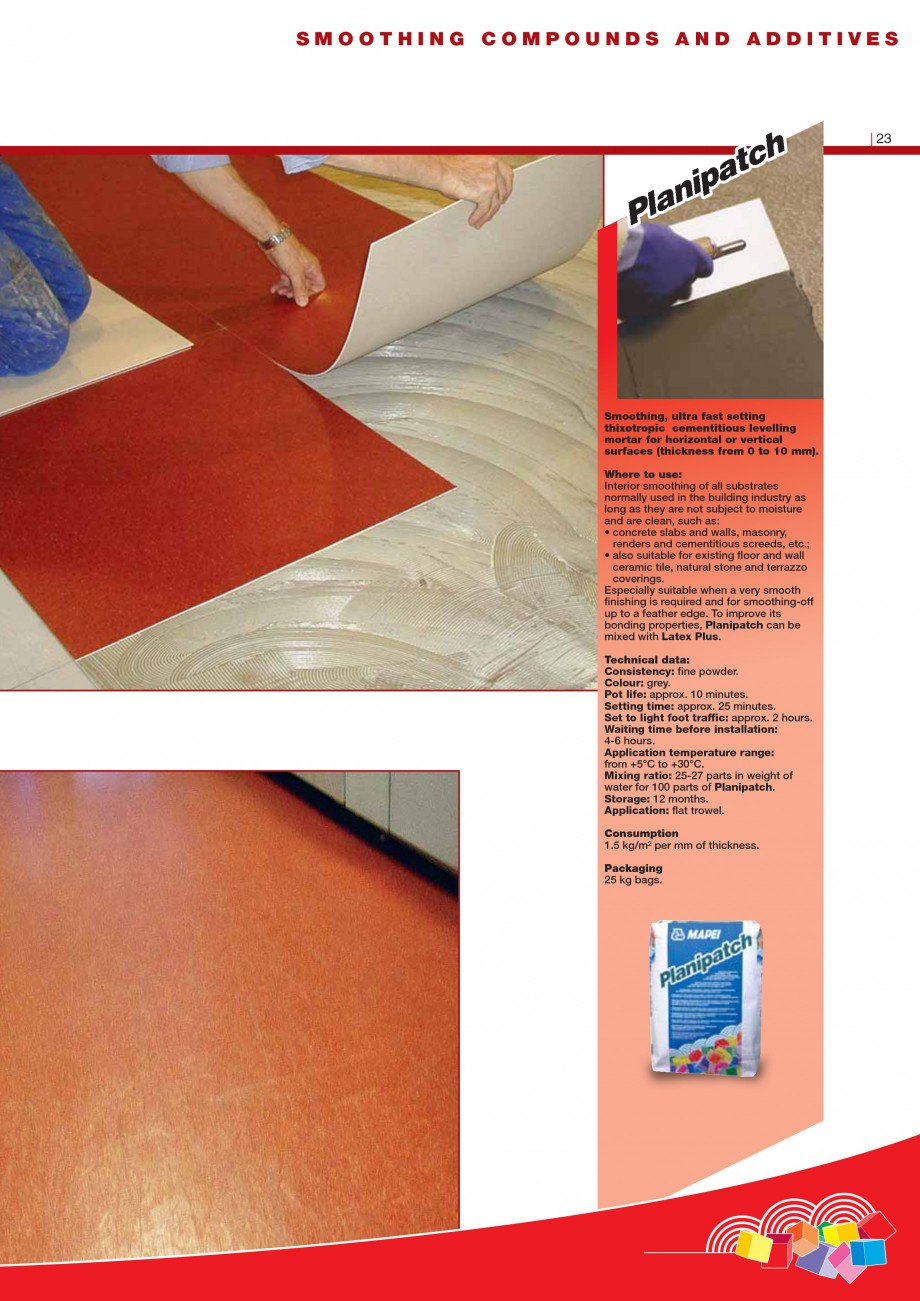 Pagina 25-Produse pentru montarea imbracamintilor vinilice, textile si cauciuc pentru pereti si pardoseli...