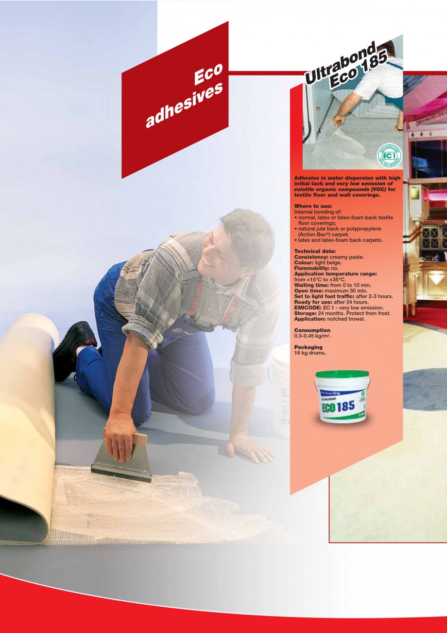 Pagina 32-Produse pentru montarea imbracamintilor vinilice, textile si cauciuc pentru pereti si pardoseli...