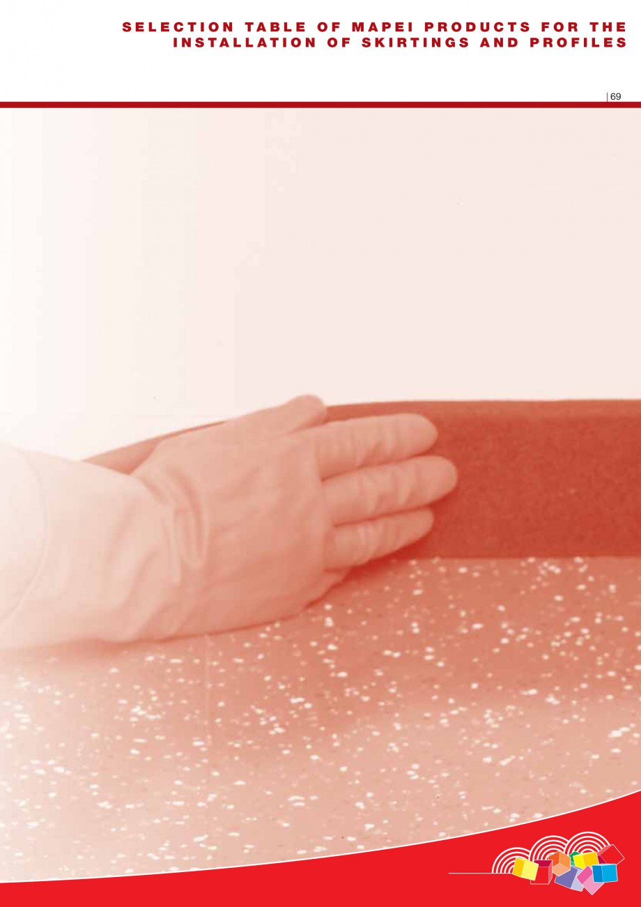 Pagina 71-Produse pentru montarea imbracamintilor vinilice, textile si cauciuc pentru pereti si pardoseli...