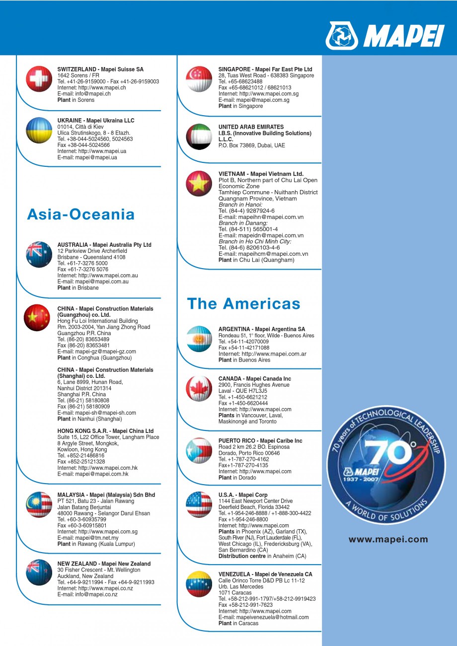 Pagina 105-Produse pentru montarea imbracamintilor vinilice, textile si cauciuc pentru pereti si pardoseli...