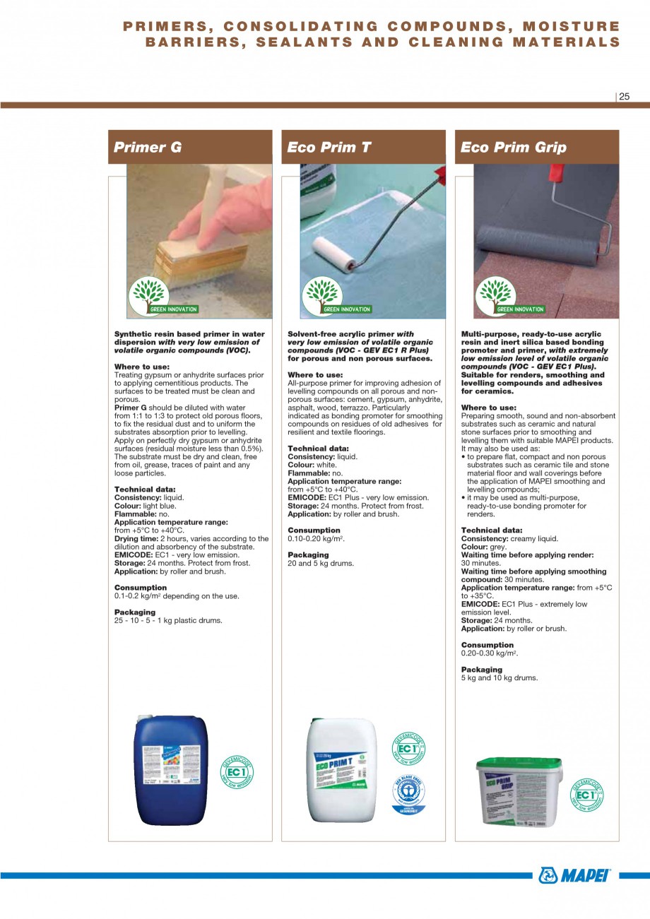 Pagina 27-Materiale montaj, finisare si intretinere parchet 2011 MAPEI Catalog, brosura Engleza crete...