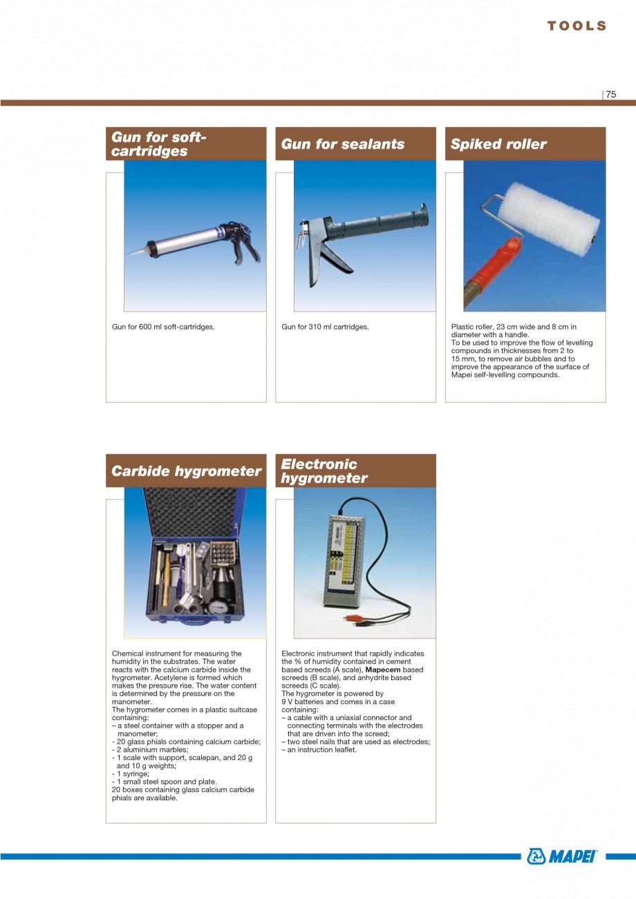 Pagina 77-Materiale montaj, finisare si intretinere parchet 2011 MAPEI Catalog, brosura Engleza ites or free...