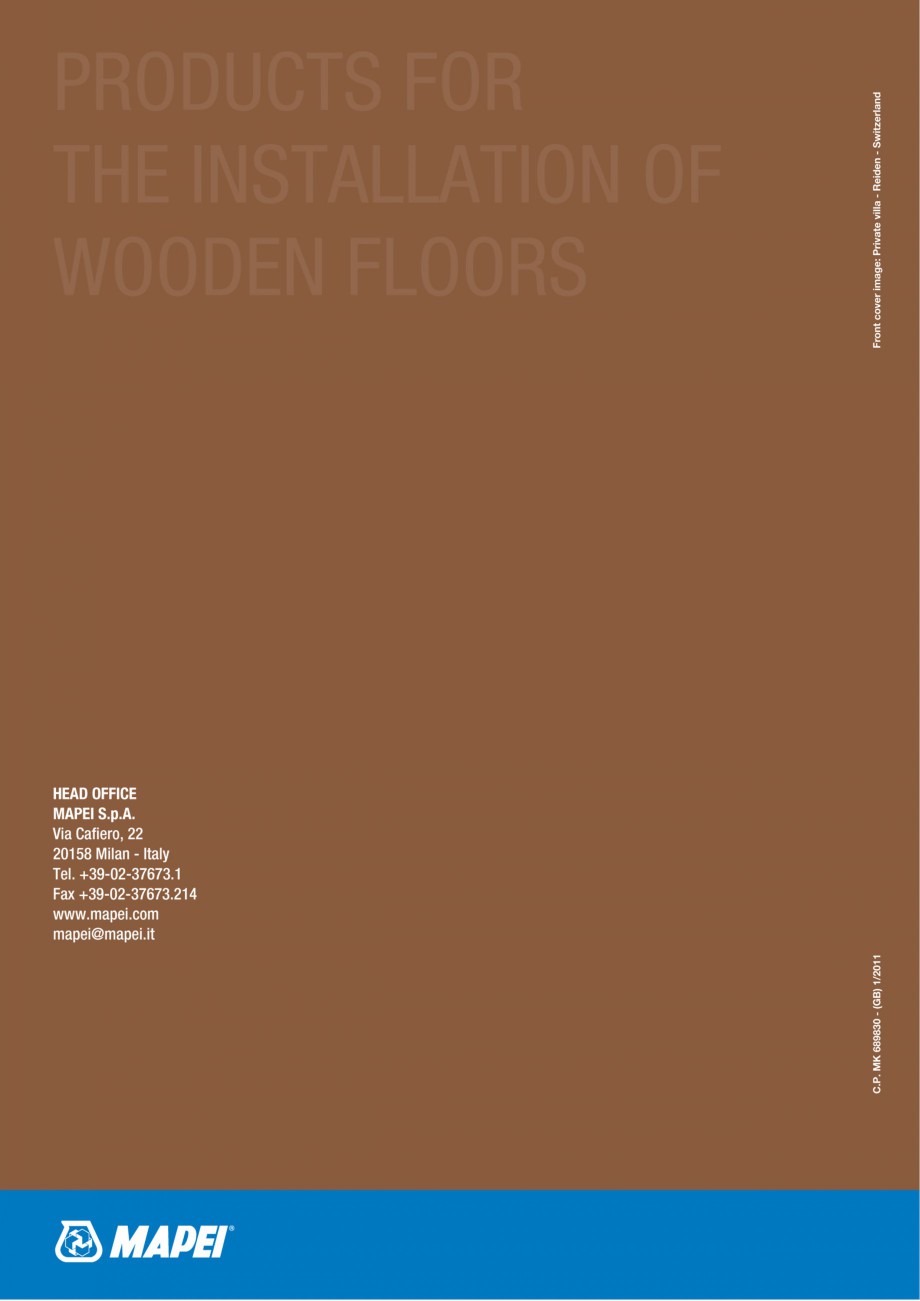 Pagina 84-Materiale montaj, finisare si intretinere parchet 2011 MAPEI Catalog, brosura Engleza n two coats...