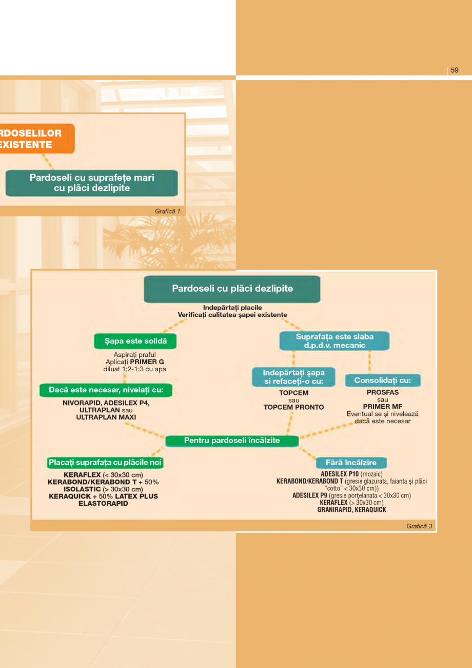 Pagina 2-Solutii pentru punerea in opera a placilor ceramice la renovarea cladirilor rezidentiale
 MAPEI...