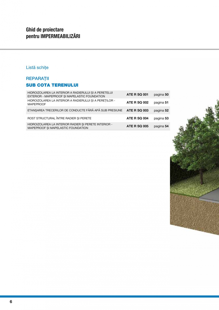 Pagina 8-Ghid proiectare impermeabilizari solutii  MAPEI Catalog, brosura Romana AREA UNEI PARDOSELI...