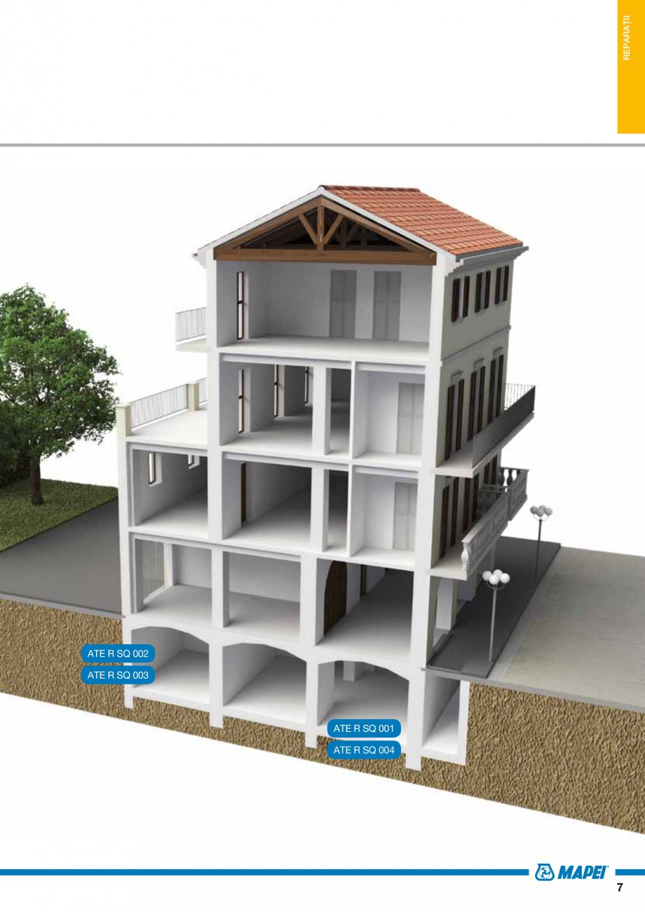 Pagina 9-Ghid proiectare impermeabilizari solutii  MAPEI Catalog, brosura Romana 
4 	 Beton simplu

8 	Pilot
...