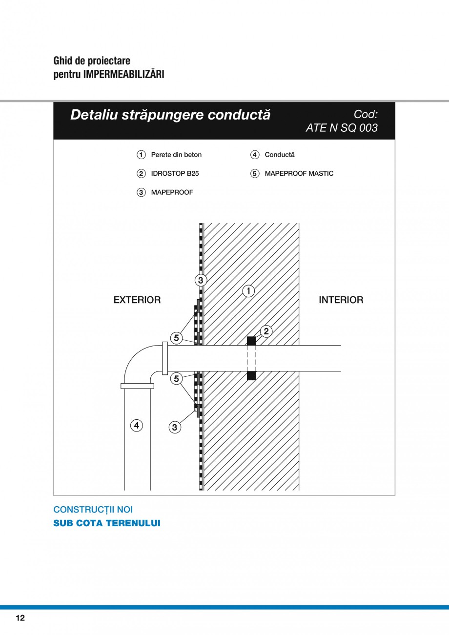 Pagina 14-Ghid proiectare impermeabilizari solutii  MAPEI Catalog, brosura Romana l

3 	MAPEPROOF

7 	...