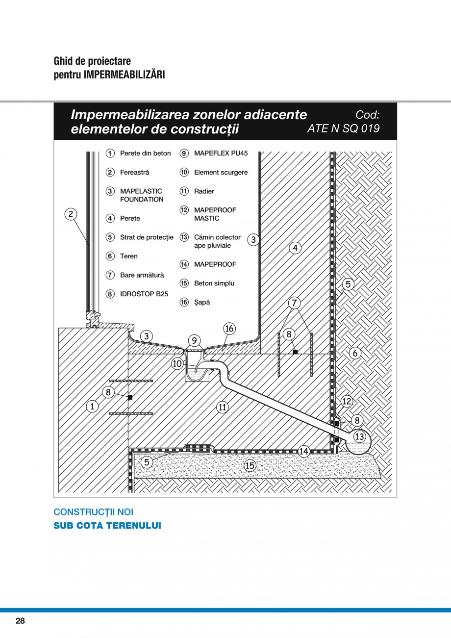 Pagina 30-Ghid proiectare impermeabilizari solutii  MAPEI Catalog, brosura Romana  UMEDE

Racorduri
...