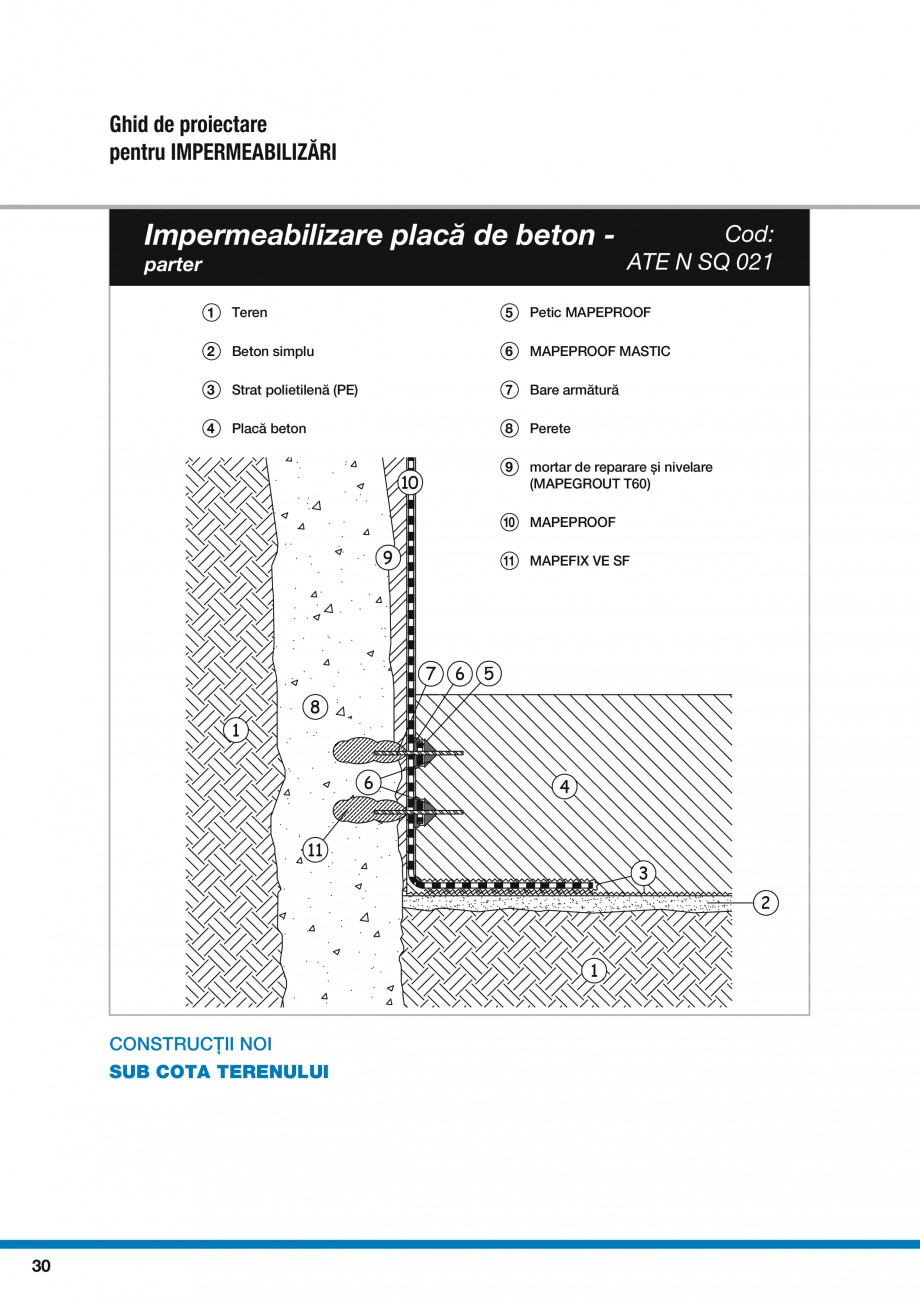 Pagina 32-Ghid proiectare impermeabilizari solutii  MAPEI Catalog, brosura Romana 