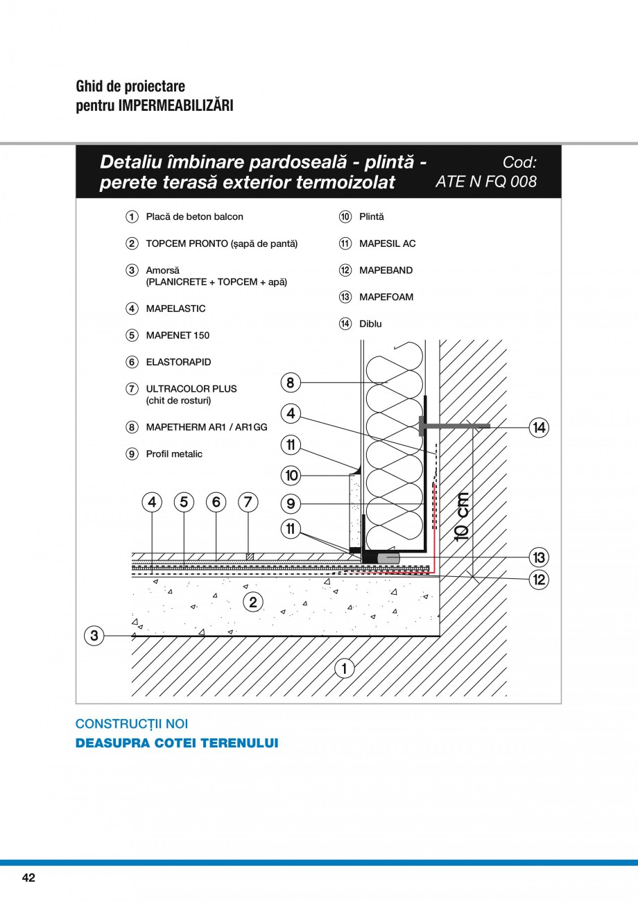 Pagina 44-Ghid proiectare impermeabilizari solutii  MAPEI Catalog, brosura Romana 