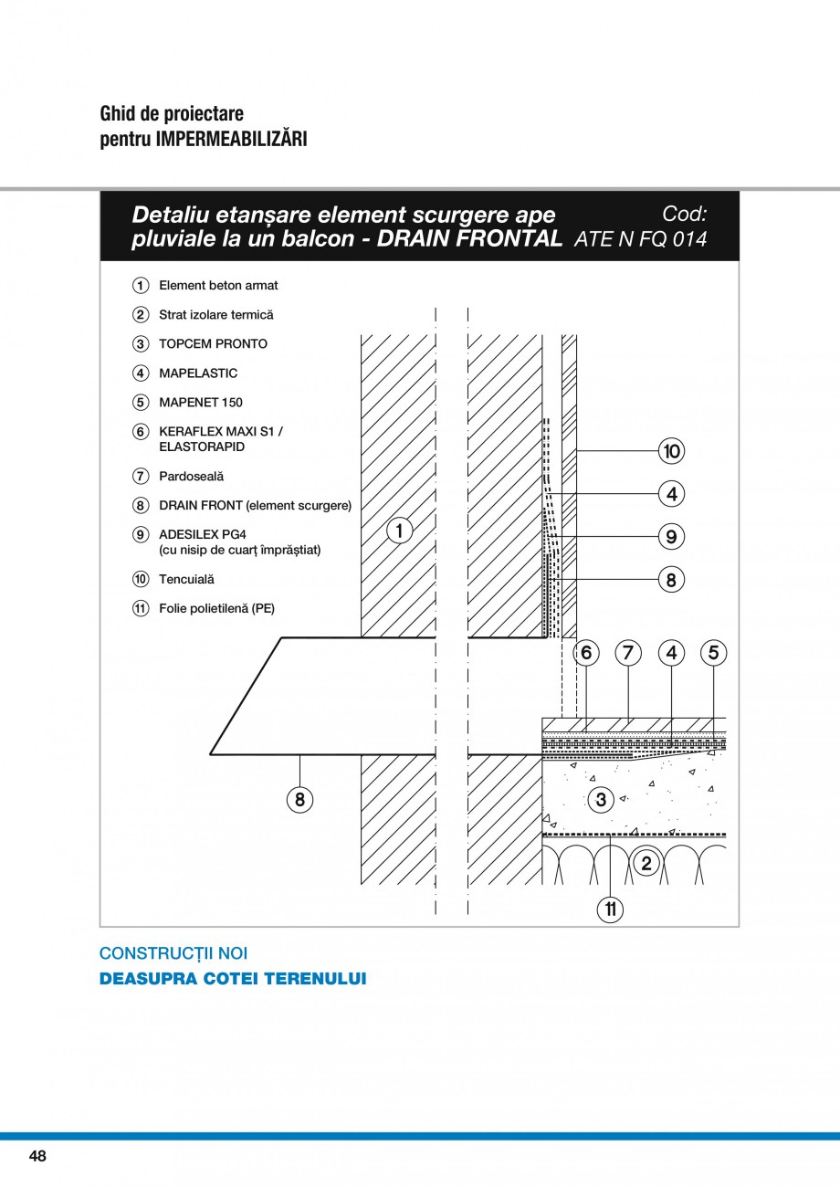 Pagina 50-Ghid proiectare impermeabilizari solutii  MAPEI Catalog, brosura Romana 