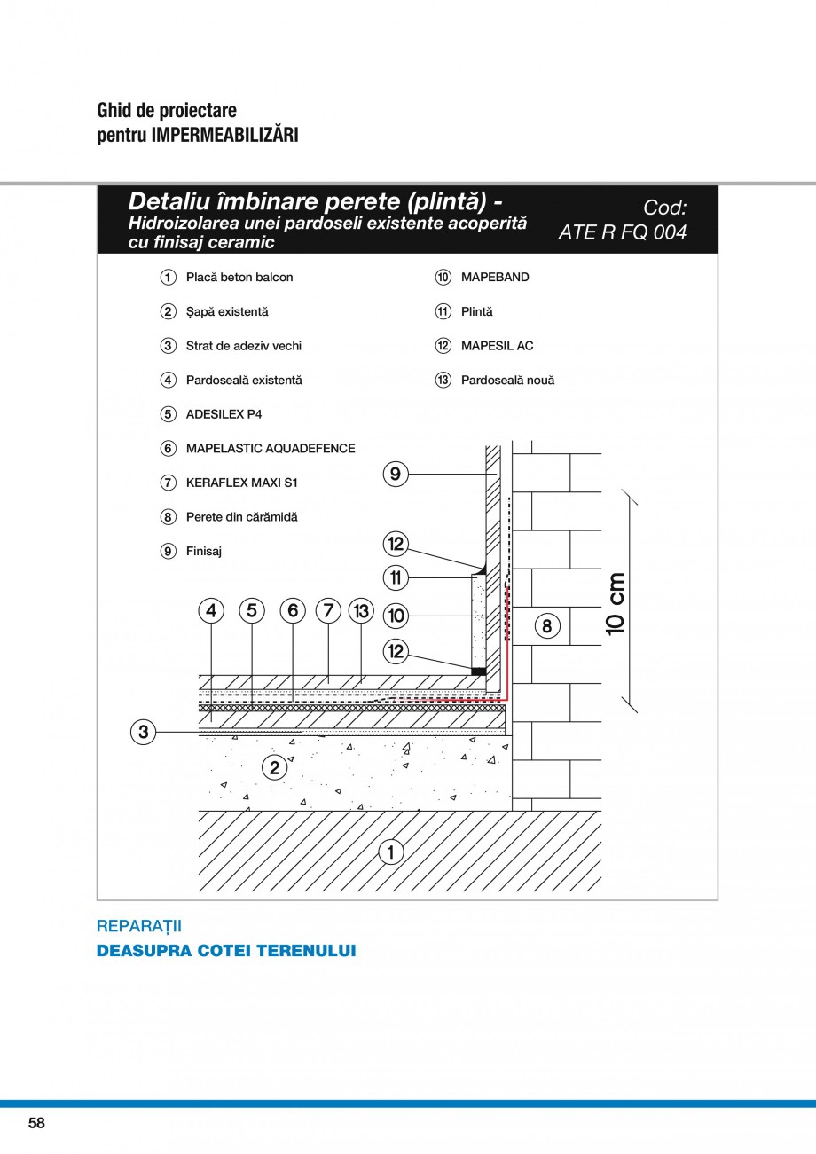 Pagina 60-Ghid proiectare impermeabilizari solutii  MAPEI Catalog, brosura Romana 