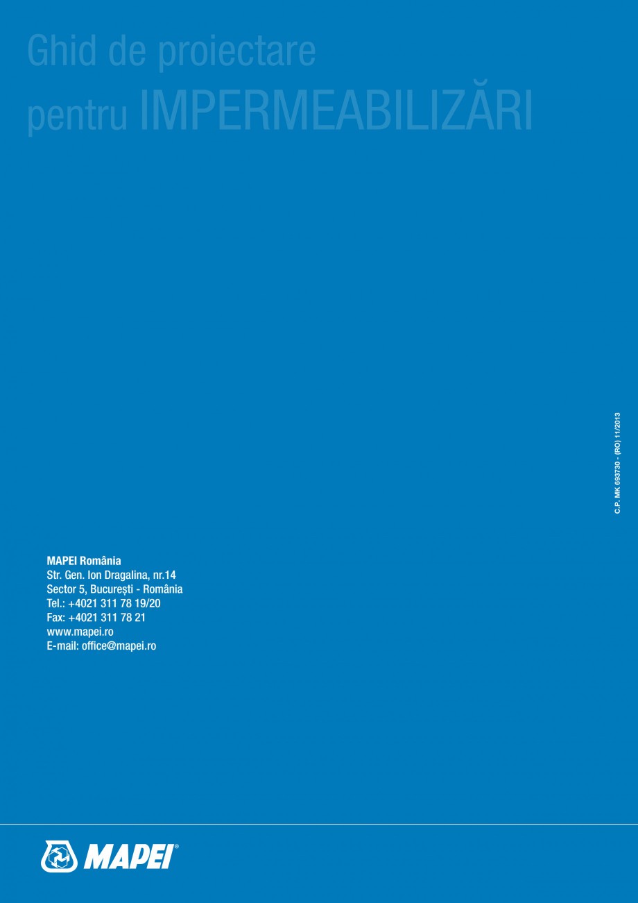 Pagina 66-Ghid proiectare impermeabilizari solutii  MAPEI Catalog, brosura Romana 