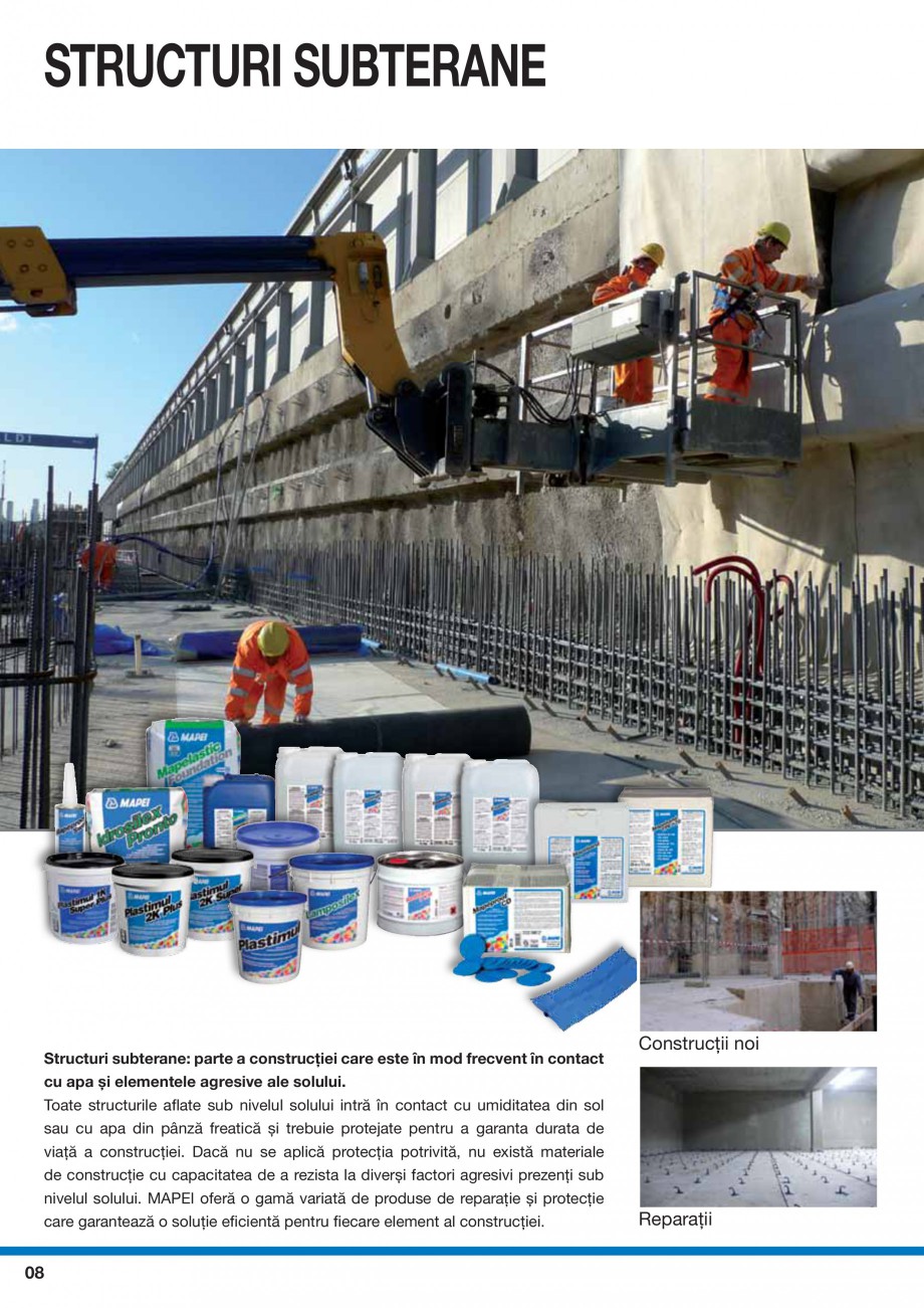 Pagina 10-Ghid selectie produse pentru impermeabilizari  MAPEI Catalog, brosura Romana osime de cel puțin 2...