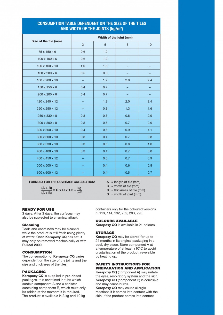 Pagina 5-Chit de rosturi epoxidic bicomponent MAPEI KERAPOXY CQ Fisa tehnica Engleza  adhesive has set and...