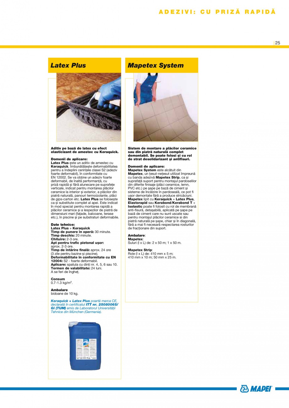 Pagina 27-Produse pentru montarea placilor ceramice si a placilor din piatra naturala MAPEI KERAPOXY Catalog, ...