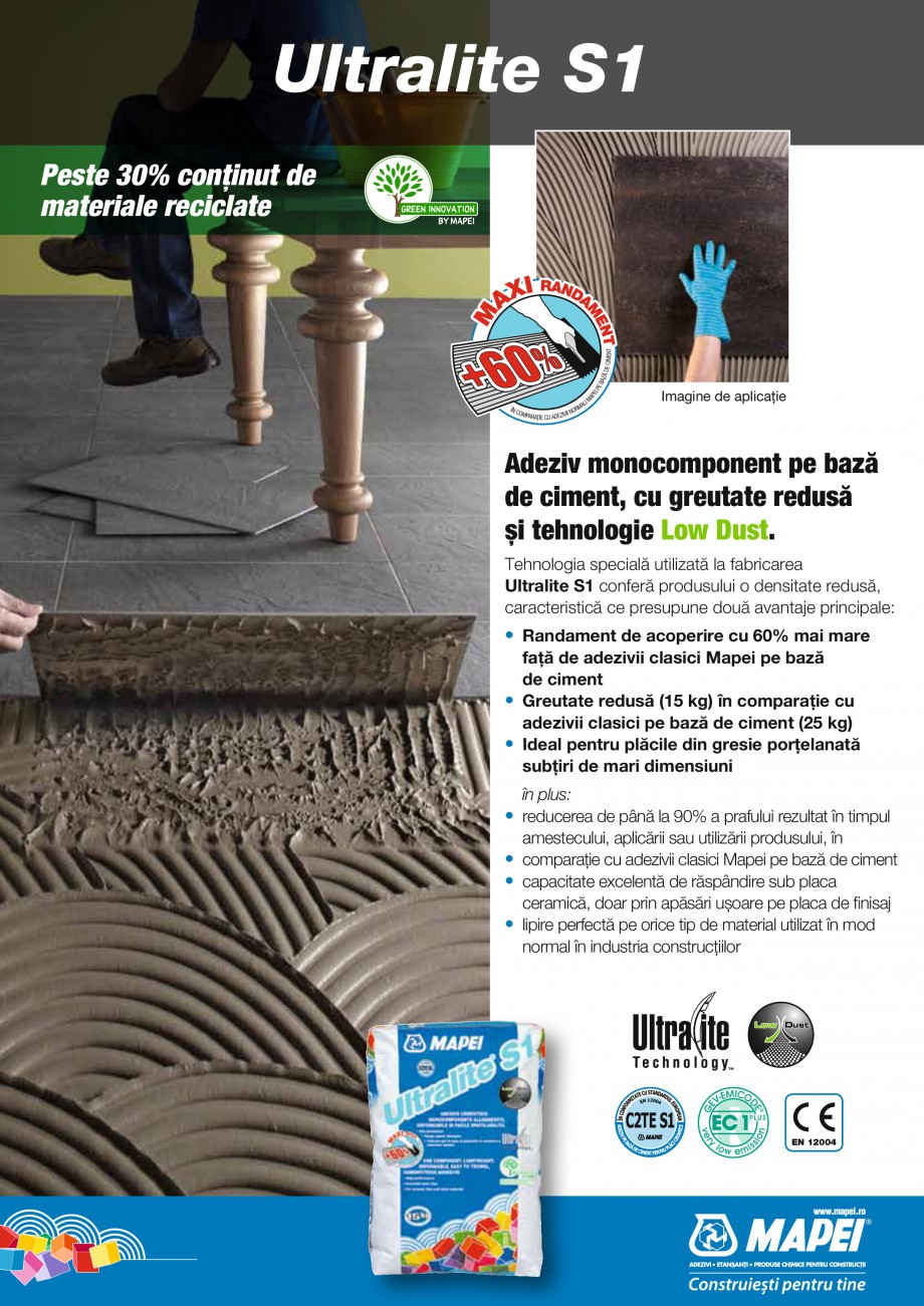 Pagina 26-Produse pentru montarea placilor ceramice si a placilor din piatra naturala MAPEI Catalog, brosura...