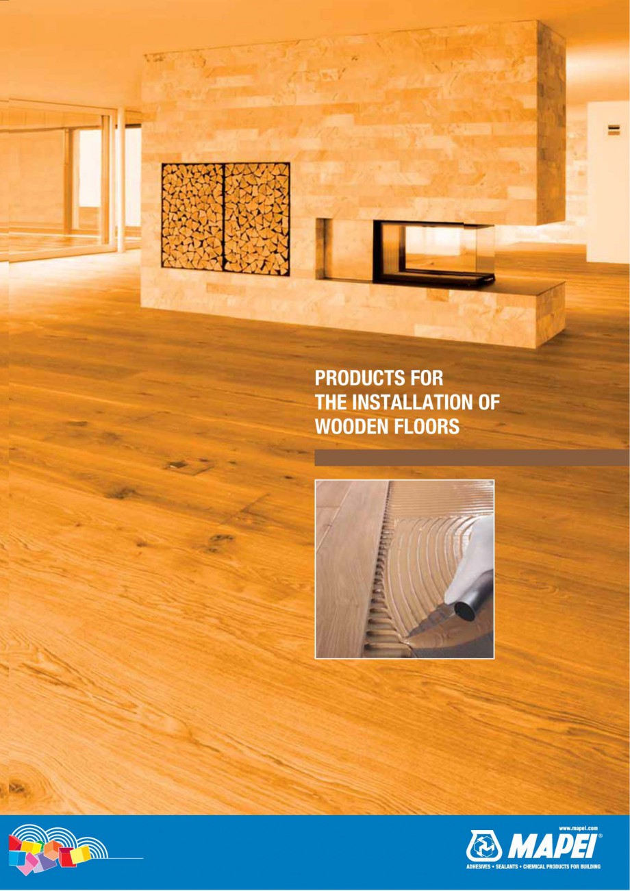 Pagina 1-Materiale montaj, finisare si intretinere parchet 2011 MAPEI ULTRABOND ECO S955 1K, ULTRABOND P902...