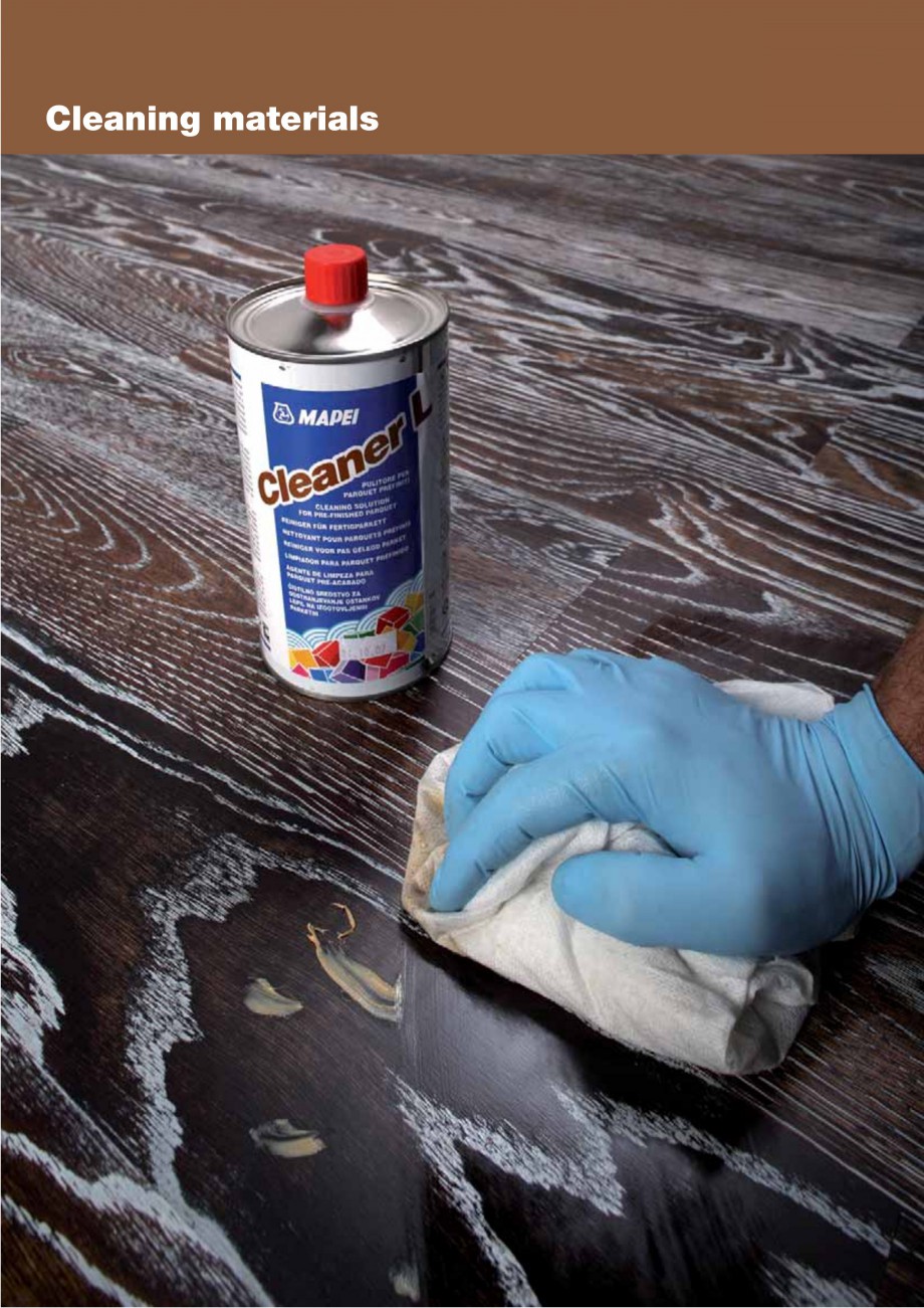 Pagina 38-Materiale montaj, finisare si intretinere parchet 2011 MAPEI ULTRABOND ECO S955 1K, ULTRABOND P902...