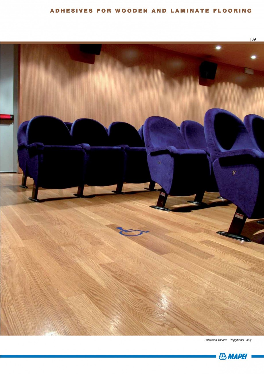 Pagina 41-Materiale montaj, finisare si intretinere parchet 2011 MAPEI ULTRABOND ECO S955 1K, ULTRABOND P902...