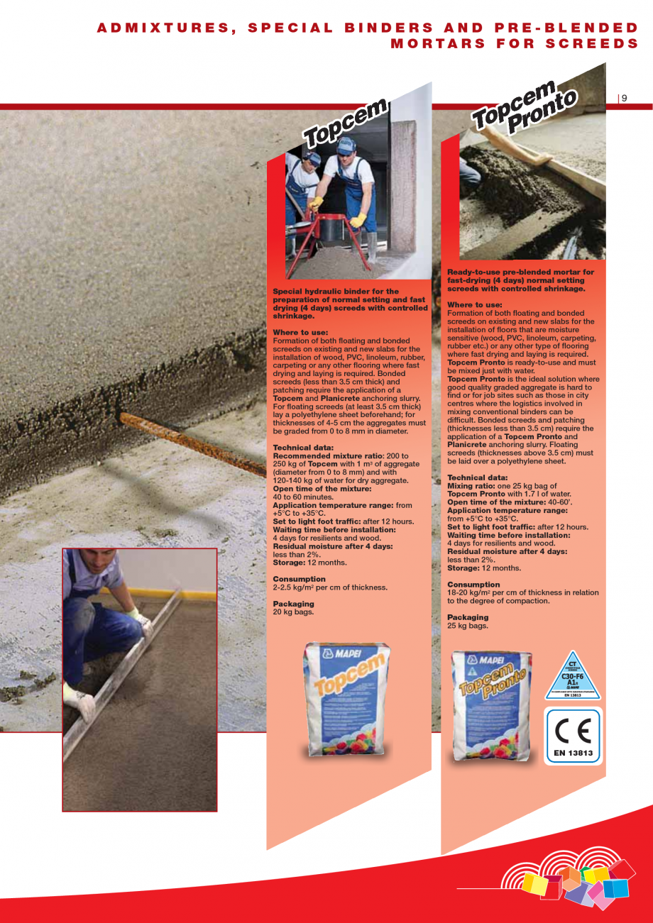 Pagina 11-Produse pentru montarea imbracamintilor vinilice, textile si cauciuc pentru pereti si pardoseli...