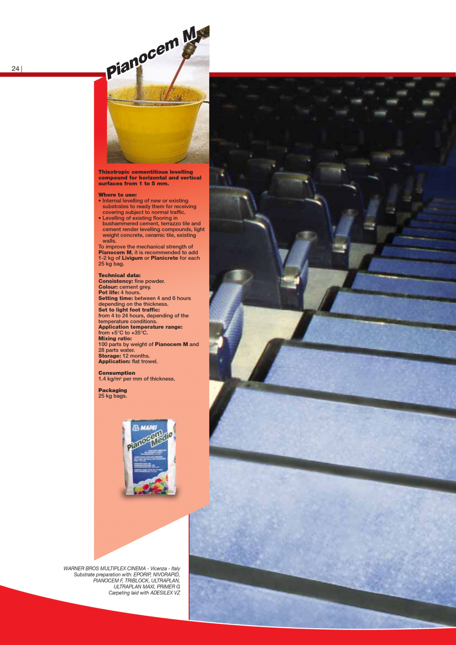 Pagina 26-Produse pentru montarea imbracamintilor vinilice, textile si cauciuc pentru pereti si pardoseli...