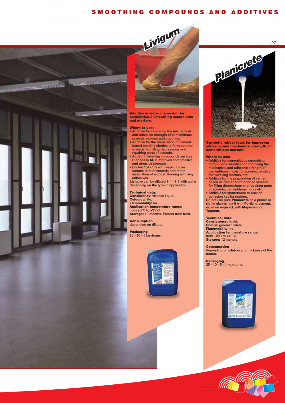 Pagina 29-Produse pentru montarea imbracamintilor vinilice, textile si cauciuc pentru pereti si pardoseli...