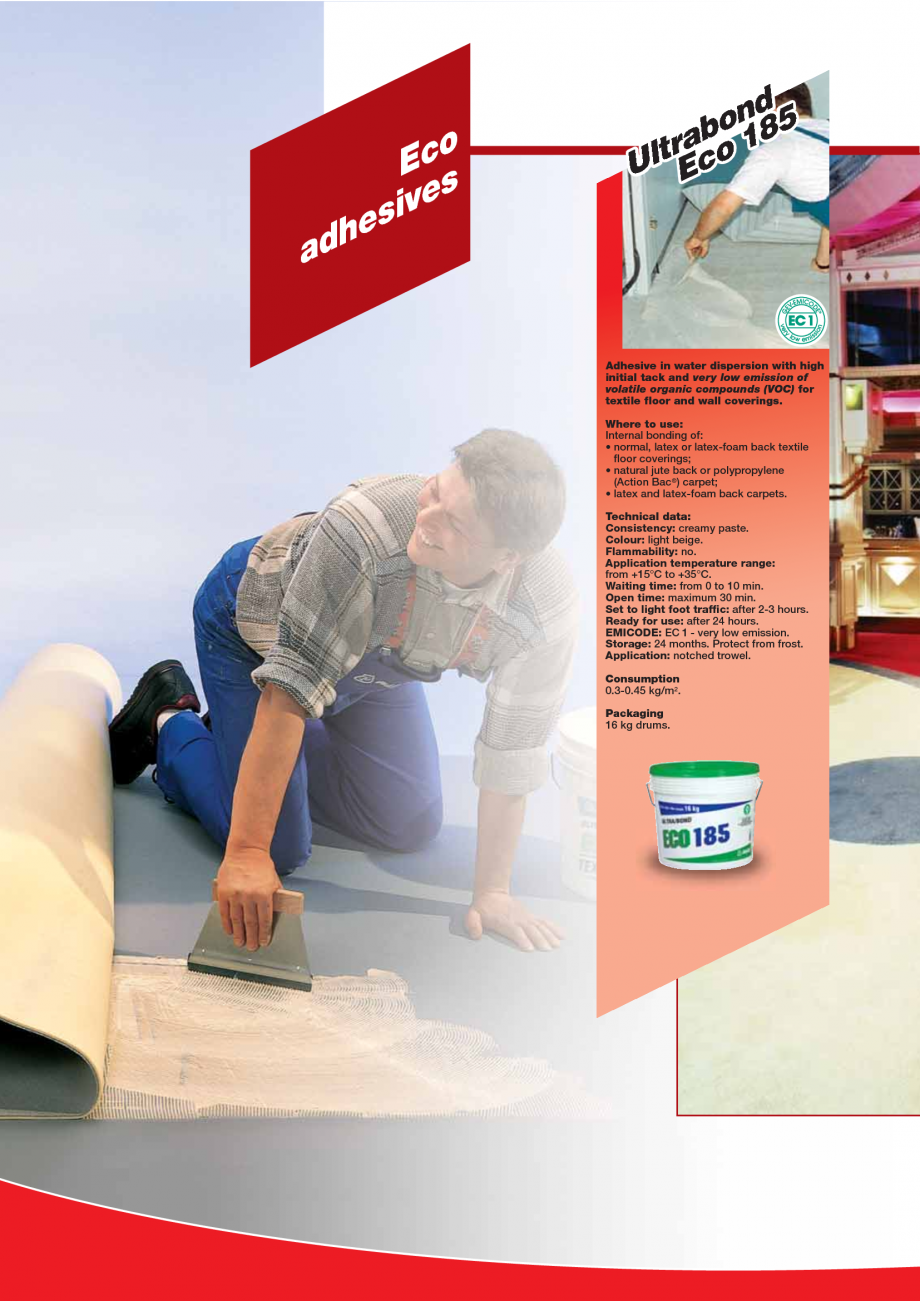 Pagina 32-Produse pentru montarea imbracamintilor vinilice, textile si cauciuc pentru pereti si pardoseli...