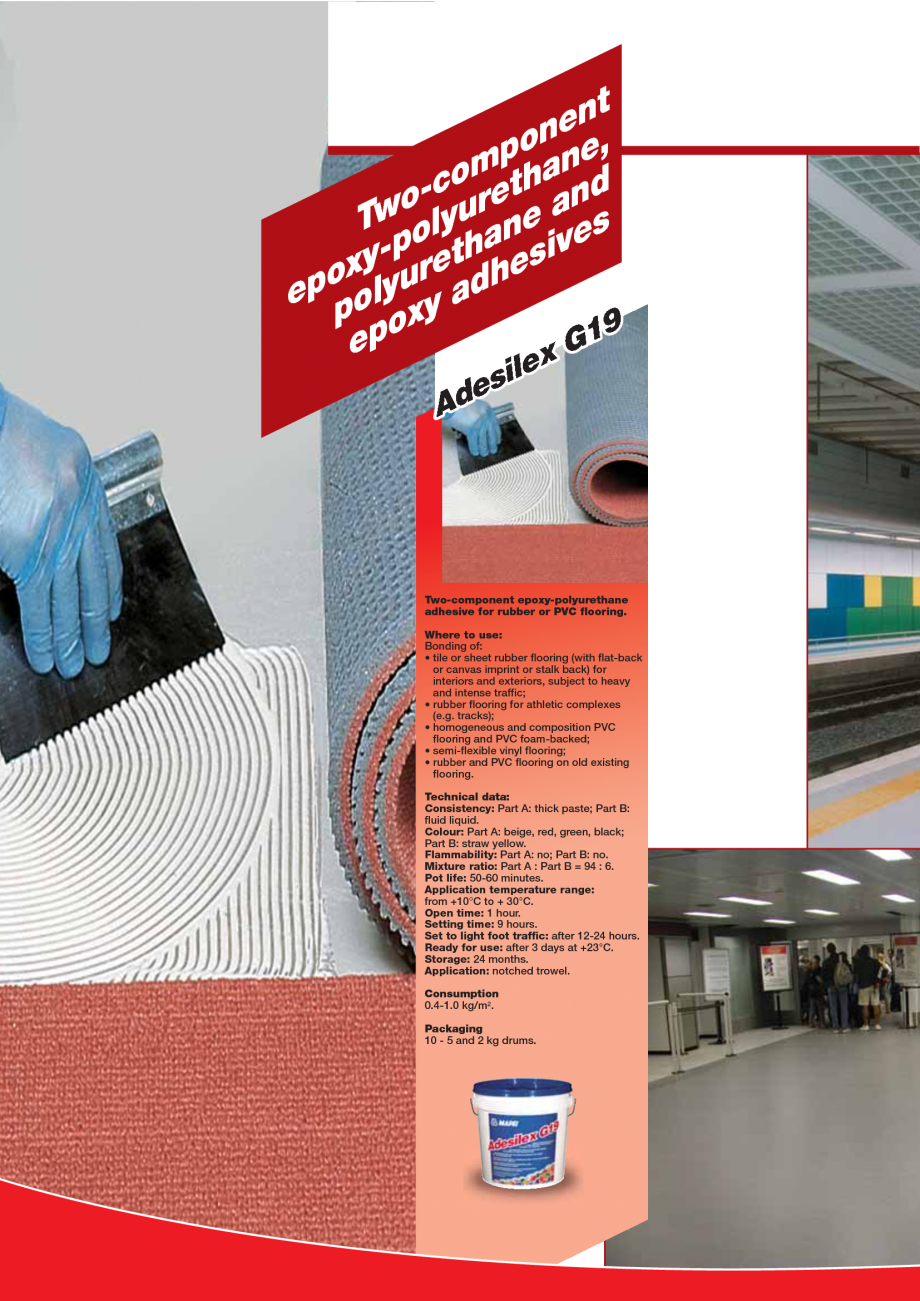 Pagina 48-Produse pentru montarea imbracamintilor vinilice, textile si cauciuc pentru pereti si pardoseli...