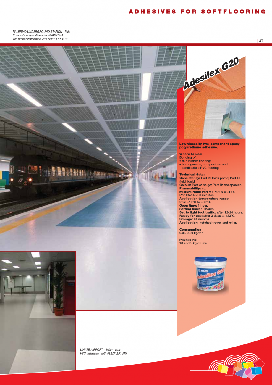 Pagina 49-Produse pentru montarea imbracamintilor vinilice, textile si cauciuc pentru pereti si pardoseli...