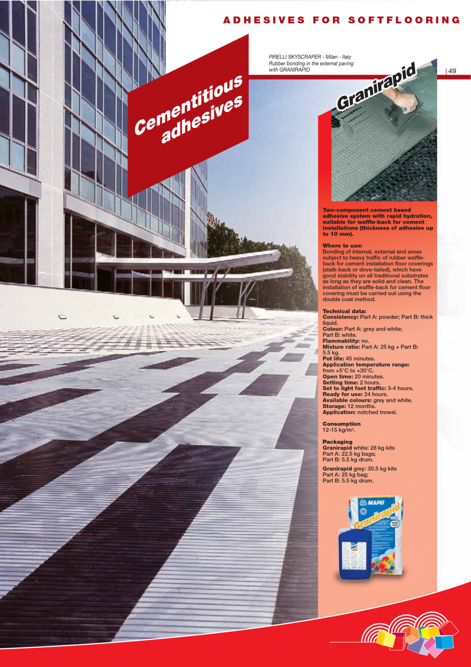 Pagina 51-Produse pentru montarea imbracamintilor vinilice, textile si cauciuc pentru pereti si pardoseli...