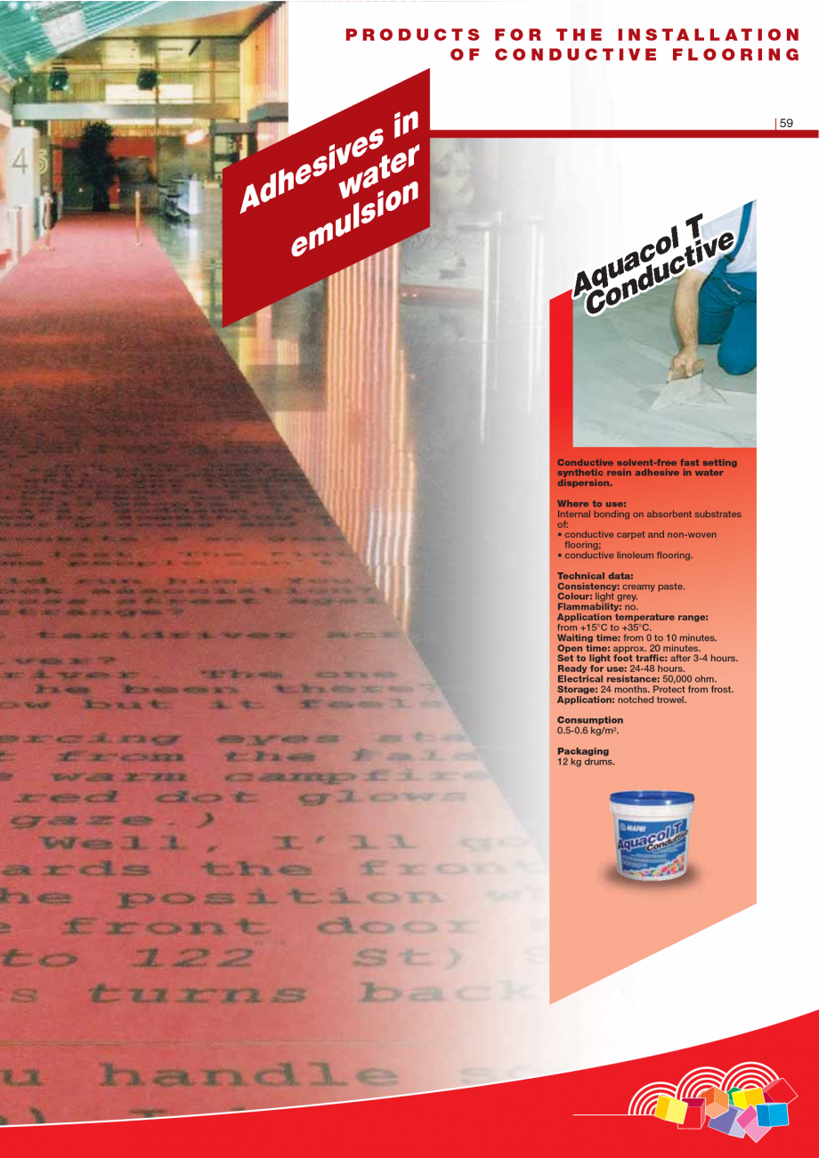 Pagina 61-Produse pentru montarea imbracamintilor vinilice, textile si cauciuc pentru pereti si pardoseli...