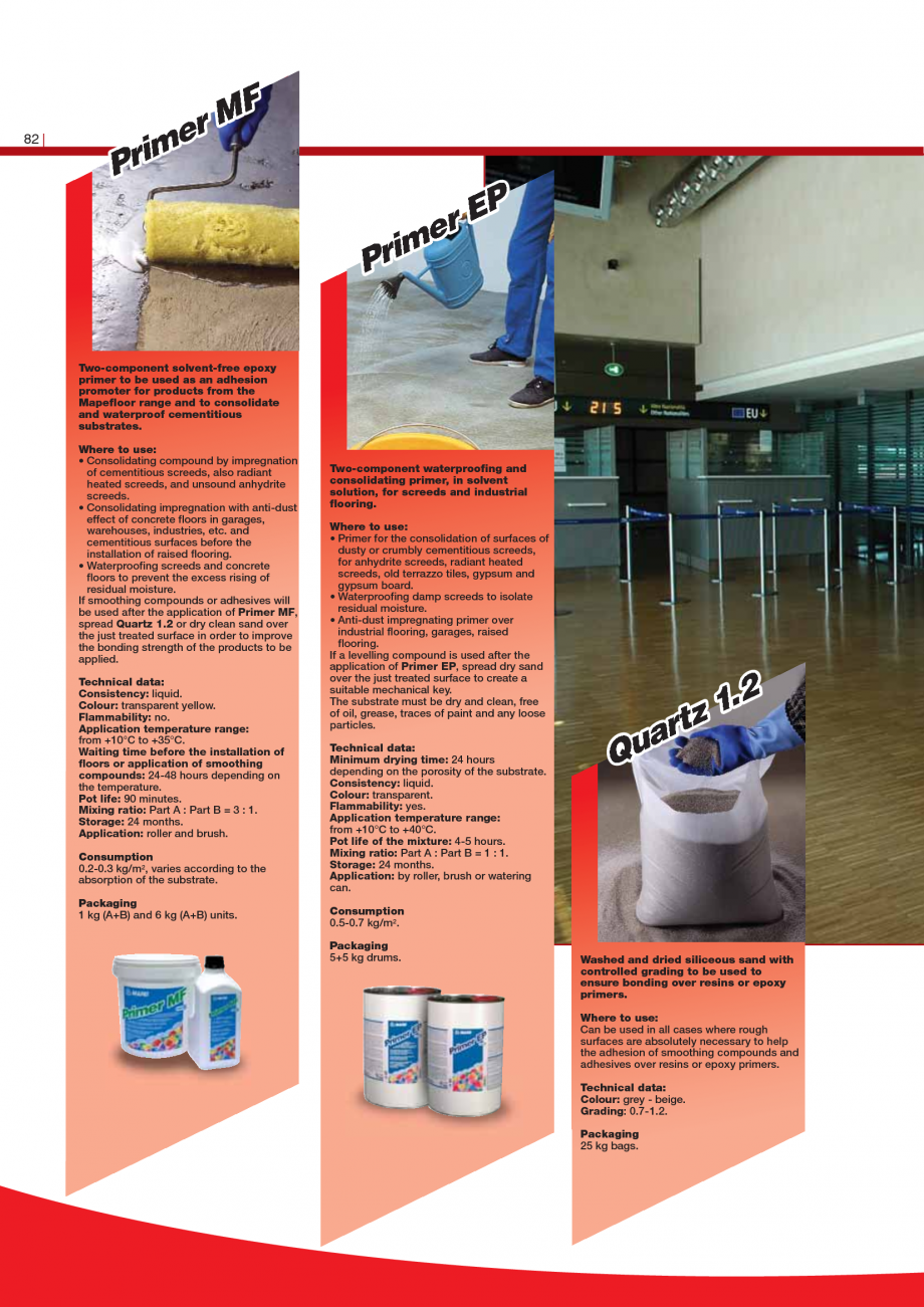 Pagina 84-Produse pentru montarea imbracamintilor vinilice, textile si cauciuc pentru pereti si pardoseli...