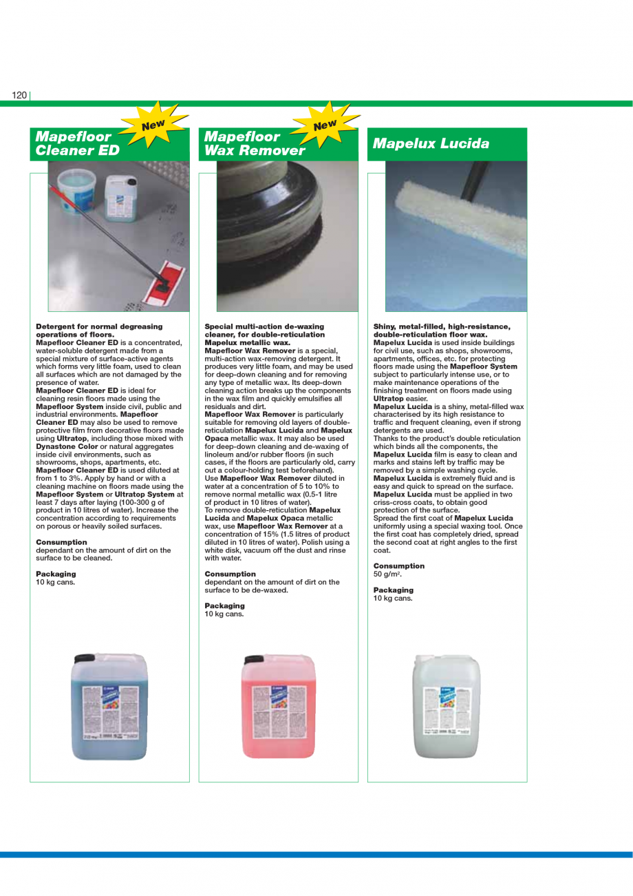 Pagina 122-Catalog mortare, materiale speciale MAPEI Catalog, brosura Engleza s, for shear and flexural...