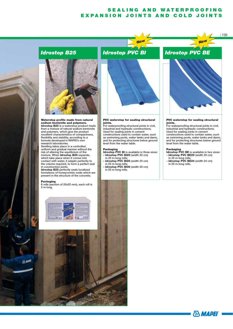 Pagina 137-Catalog mortare, materiale speciale MAPEI Catalog, brosura Engleza ler or brush. Monolastic also...