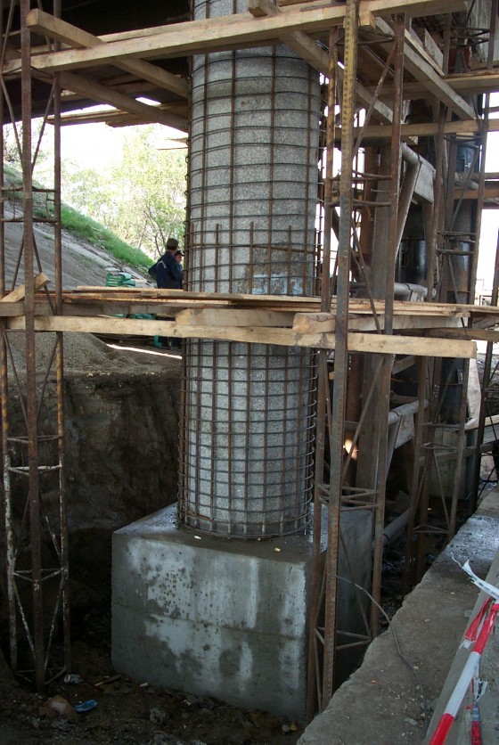 MAPEI Reparatii pasaje pe A1 Mapei 08 - Conexiuni din carbon pentru consolidarea structurilor din beton