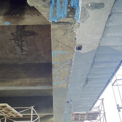 MAPEI Reparatii pod Roman Mapei 20 - Conexiuni din carbon pentru consolidarea structurilor din beton MAPEI
