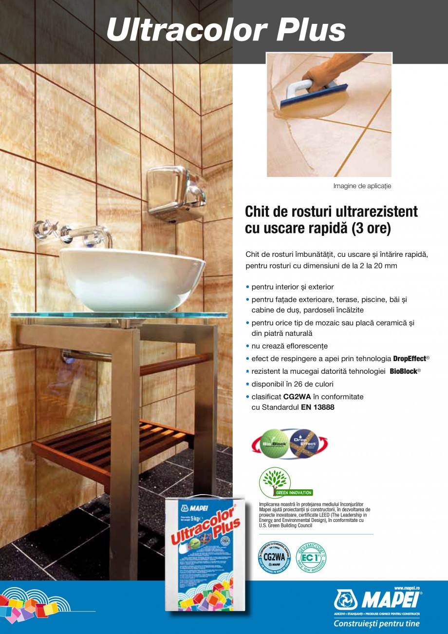 Pagina 35-Produse pentru montarea placilor ceramice si a placilor din piatra naturala MAPEI Mapelastic,...