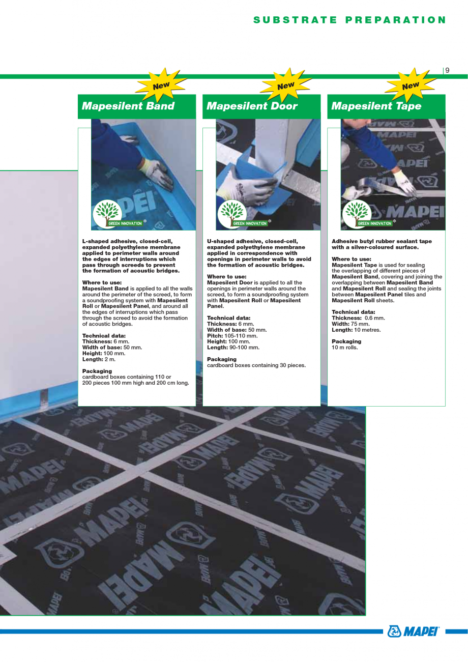 Pagina 11-Catalog mortare, materiale speciale MAPEI Mapegrout Easy Flow GF, Mapegrout SV, Mapegrout SV Fiber, ...