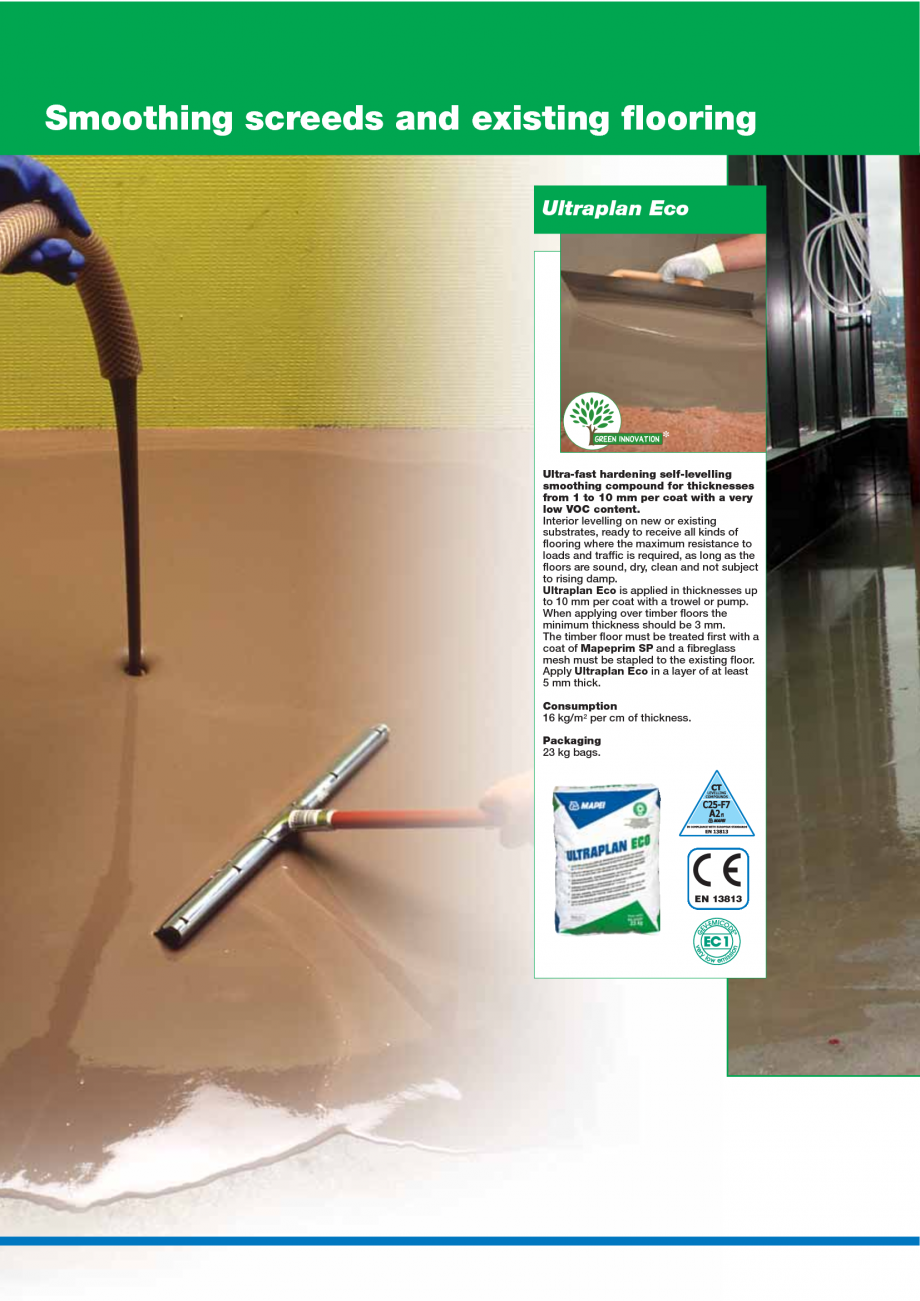 Pagina 20-Catalog mortare, materiale speciale MAPEI Mapegrout Easy Flow GF, Mapegrout SV, Mapegrout SV Fiber, ...