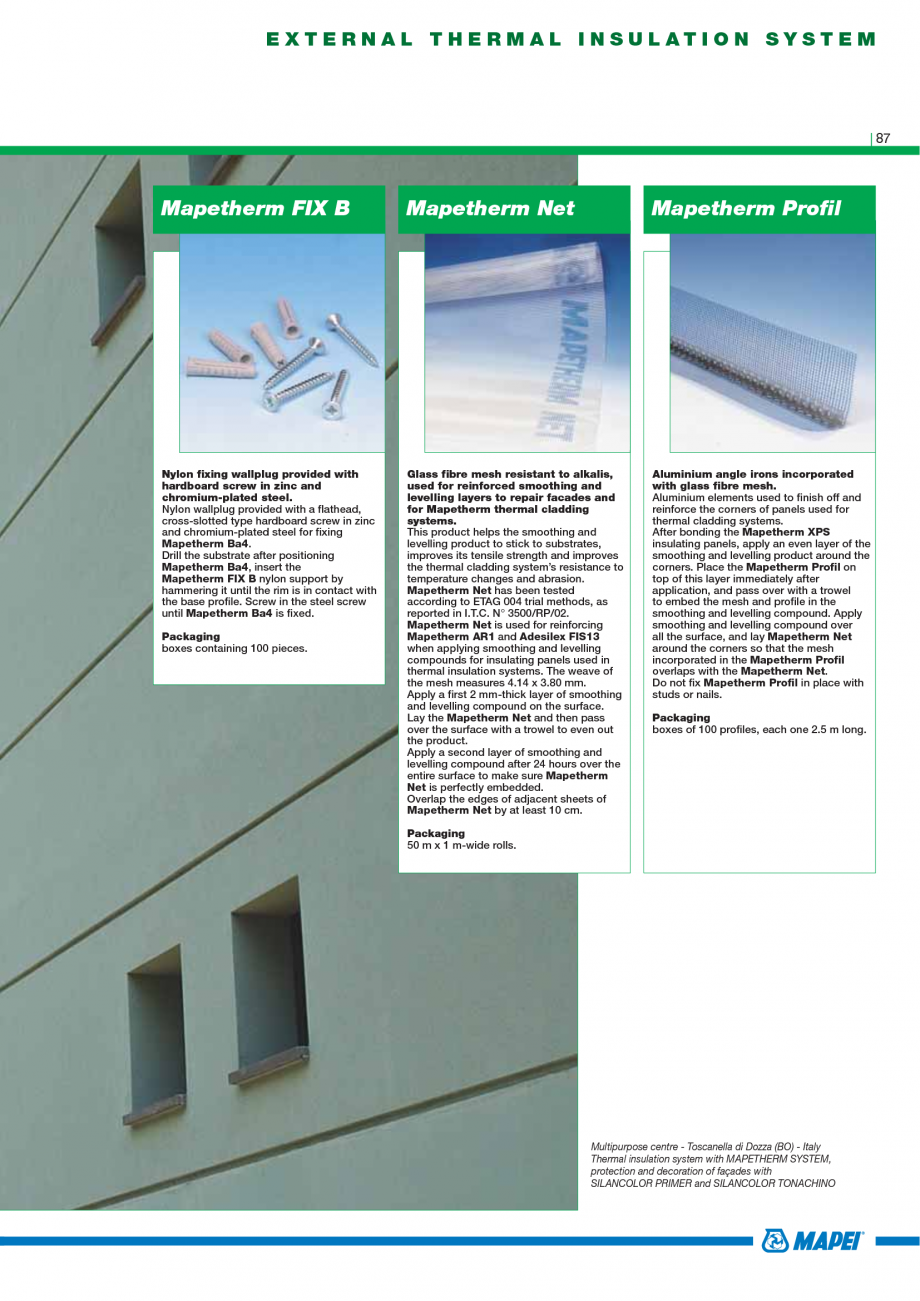 Pagina 89-Catalog mortare, materiale speciale MAPEI Mapegrout Easy Flow GF, Mapegrout SV, Mapegrout SV Fiber, ...