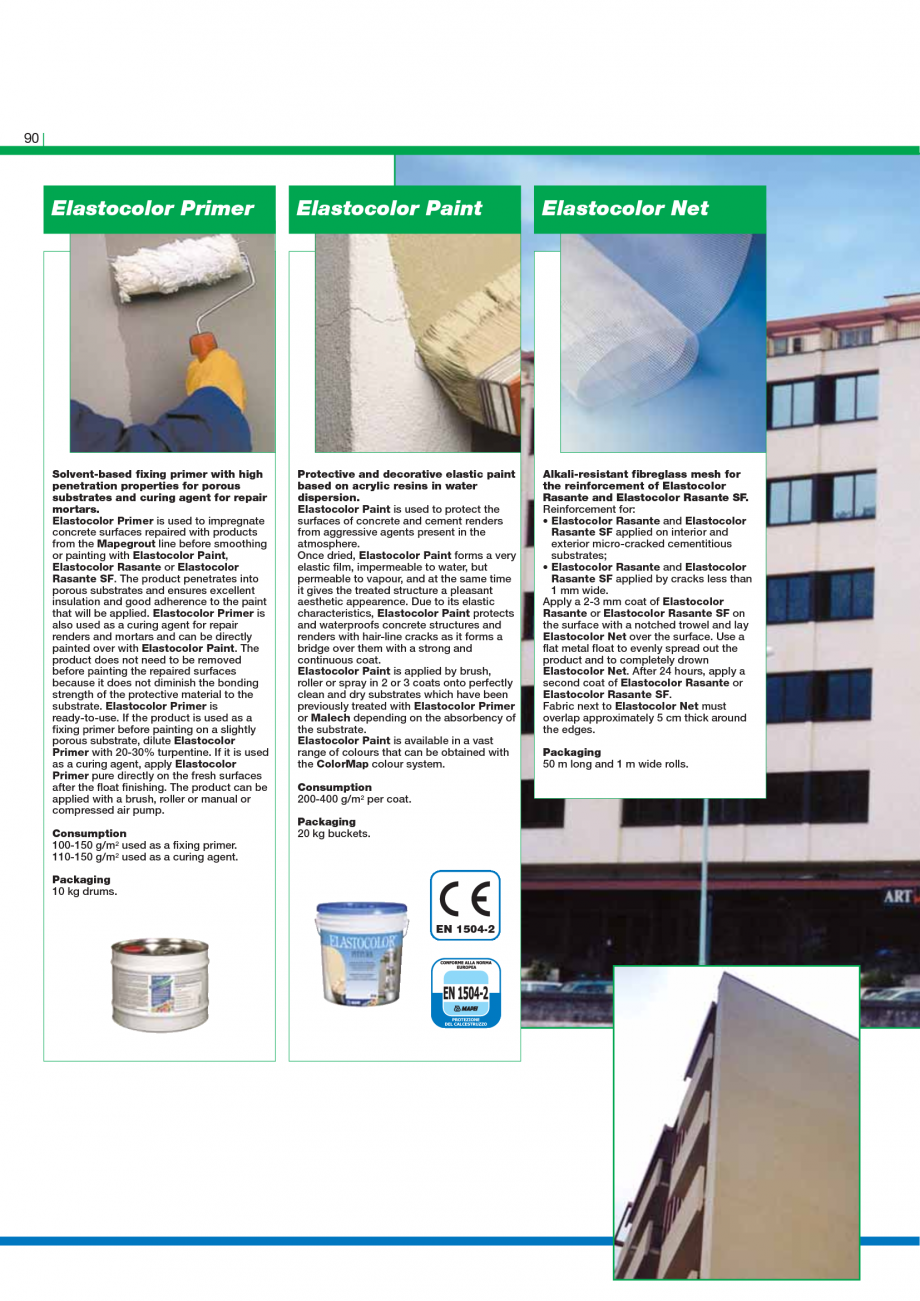 Pagina 92-Catalog mortare, materiale speciale MAPEI Mapegrout Easy Flow GF, Mapegrout SV, Mapegrout SV Fiber, ...