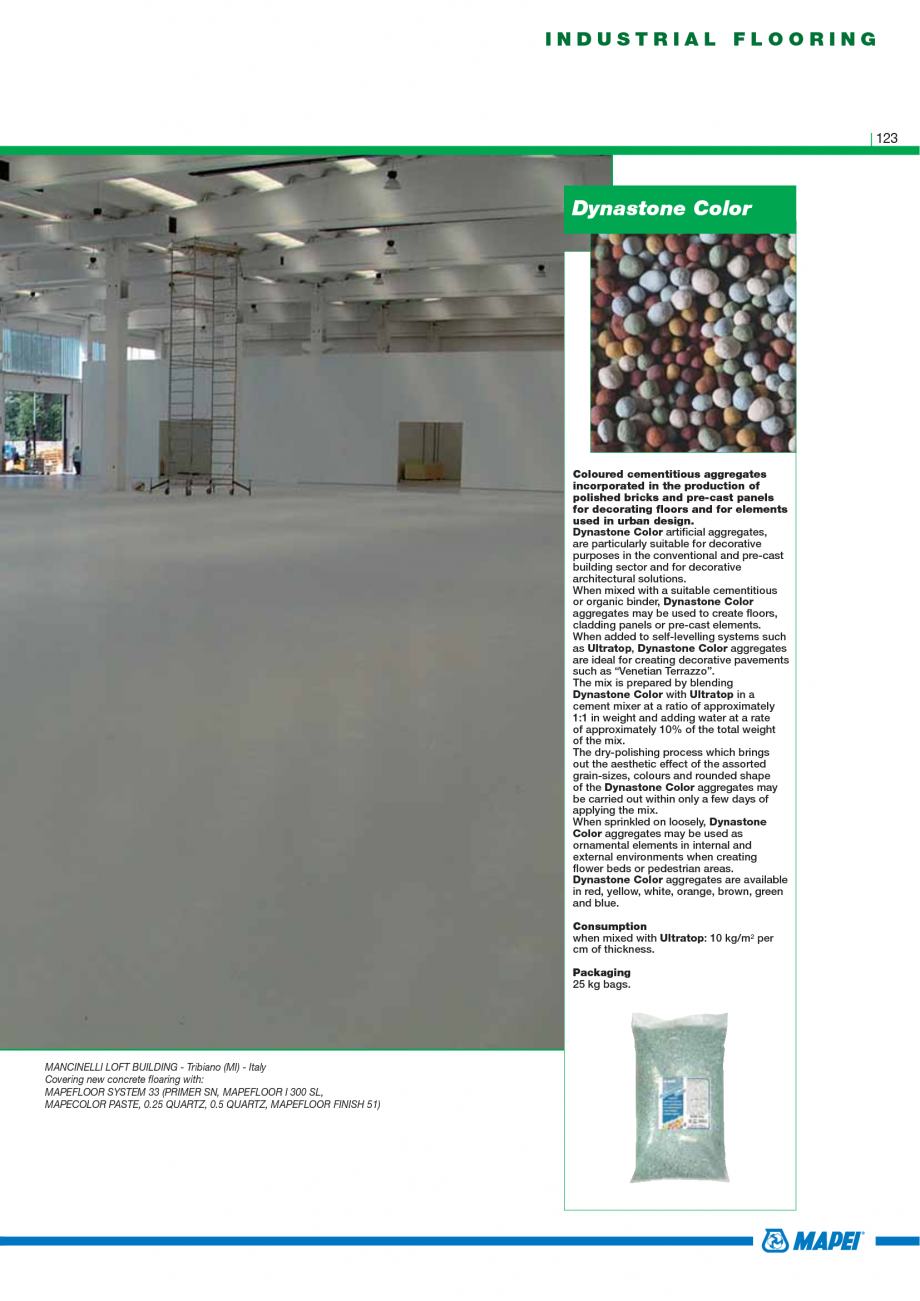 Pagina 125-Catalog mortare, materiale speciale MAPEI Mapegrout Easy Flow GF, Mapegrout SV, Mapegrout SV Fiber, ...