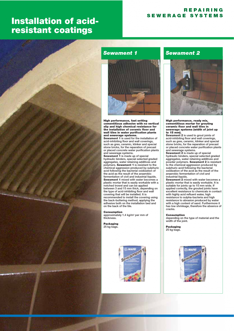 Pagina 128-Catalog mortare, materiale speciale MAPEI Mapegrout Easy Flow GF, Mapegrout SV, Mapegrout SV Fiber, ...