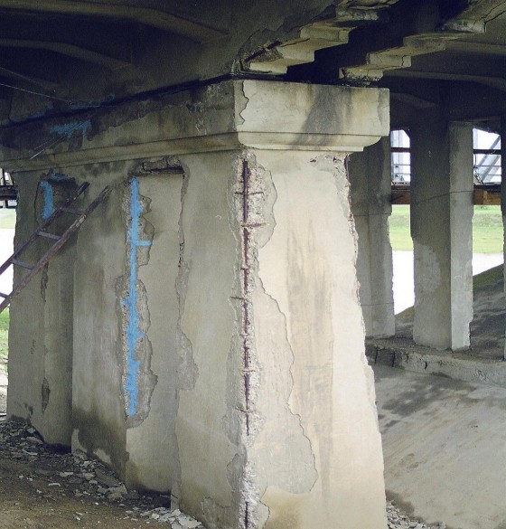 MAPEI Reparatie pod peste Siret Mapei 07 - Mortar pentru repararea structurilor MAPEI