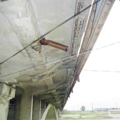 MAPEI Reparatie pod peste Siret Mapei 06 - Mortar pentru repararea structurilor MAPEI