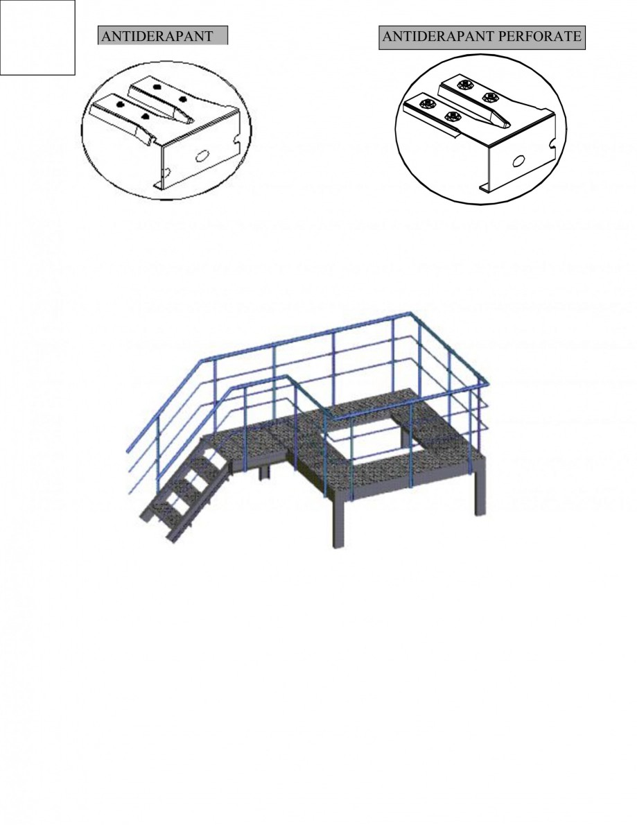 Pagina 2-Gratar metalic
 GRIRO TIP 1 Fisa tehnica Romana ul cazanelor;-depozite: scari si rafturi....